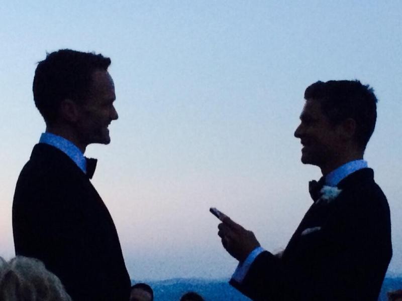 Neil Patrick Harris a David Burtka na prvej svadobnej momentke